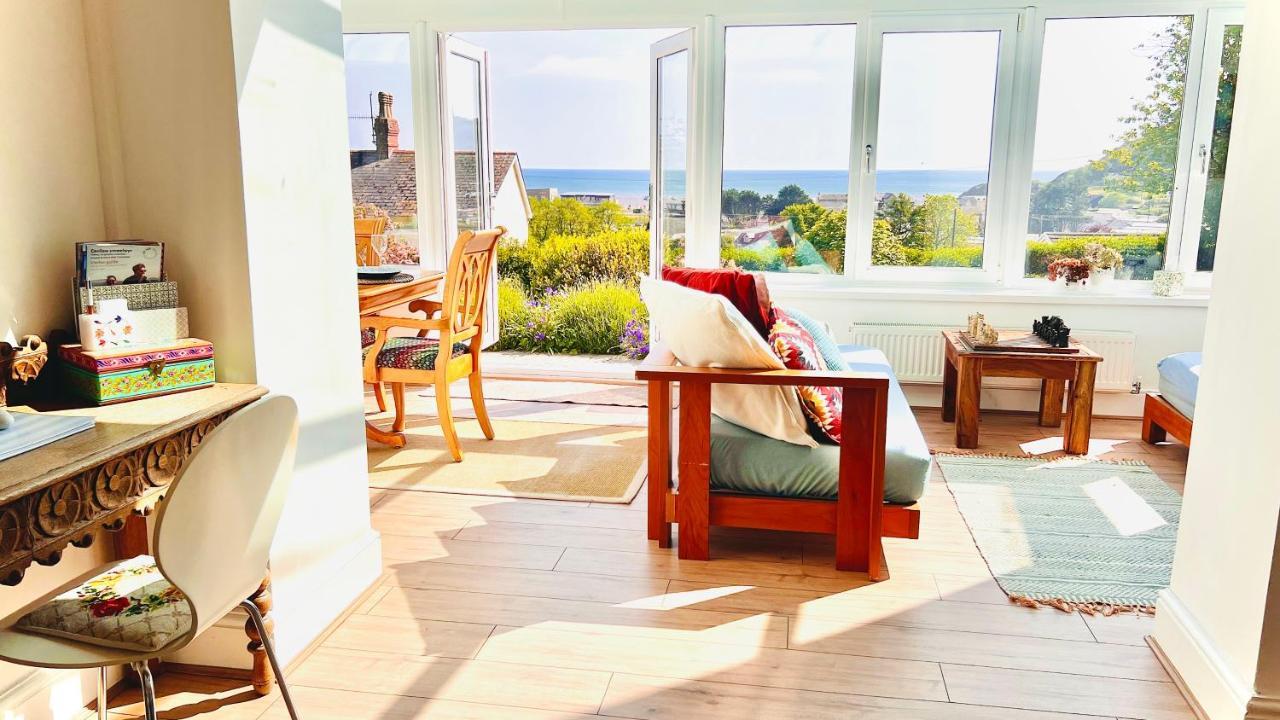 Gordy Hall -Sea Facing Welsh Cottage With Stunning Views Pendine Ngoại thất bức ảnh