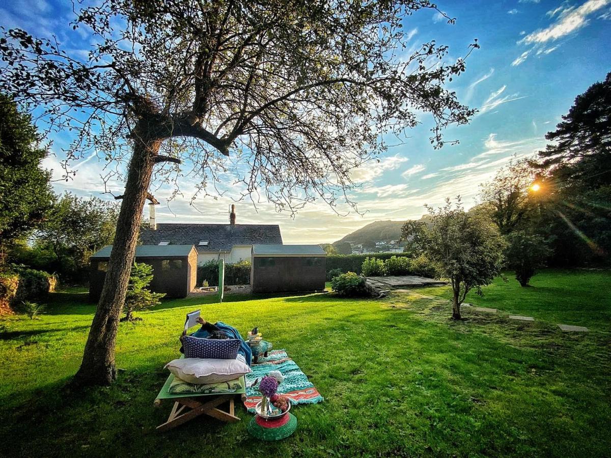 Gordy Hall -Sea Facing Welsh Cottage With Stunning Views Pendine Ngoại thất bức ảnh