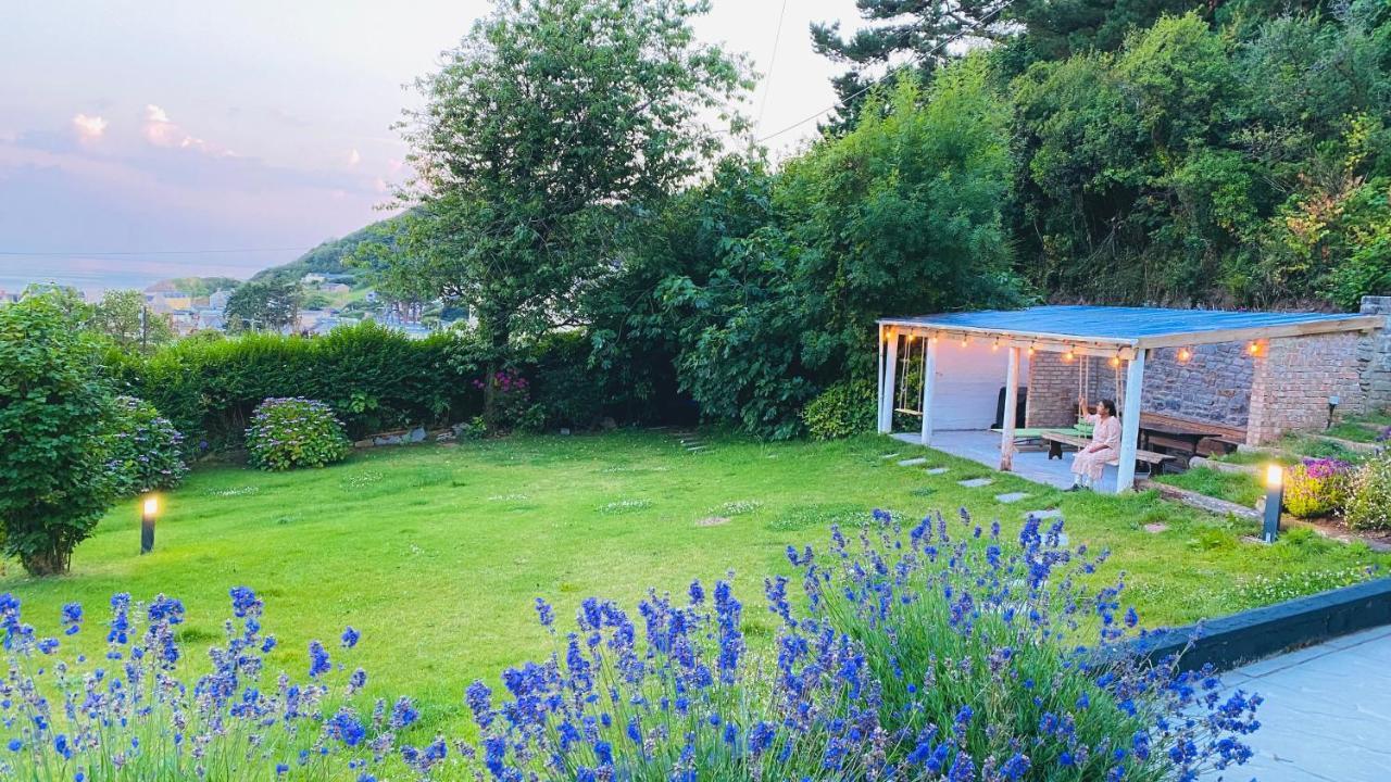 Gordy Hall -Sea Facing Welsh Cottage With Stunning Views Pendine Ngoại thất bức ảnh