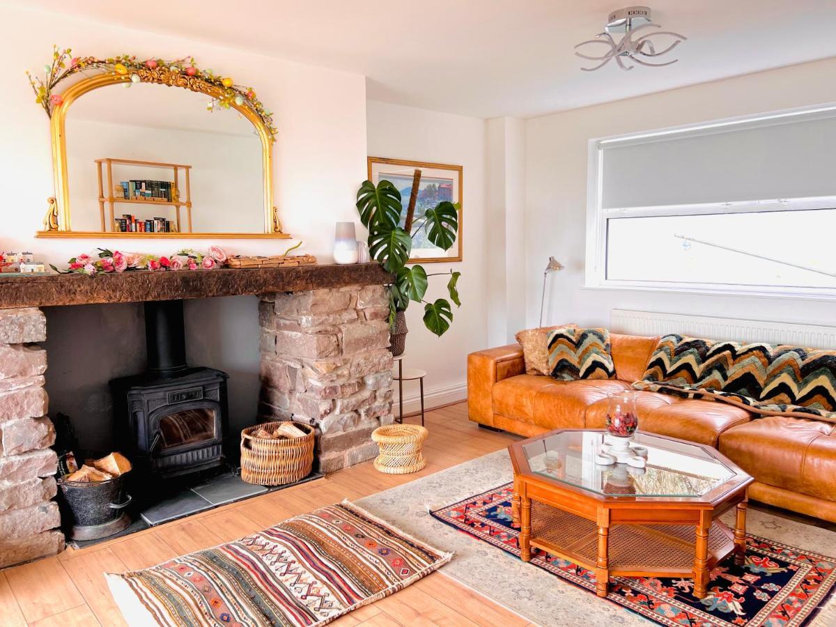Gordy Hall -Sea Facing Welsh Cottage With Stunning Views Pendine Ngoại thất bức ảnh